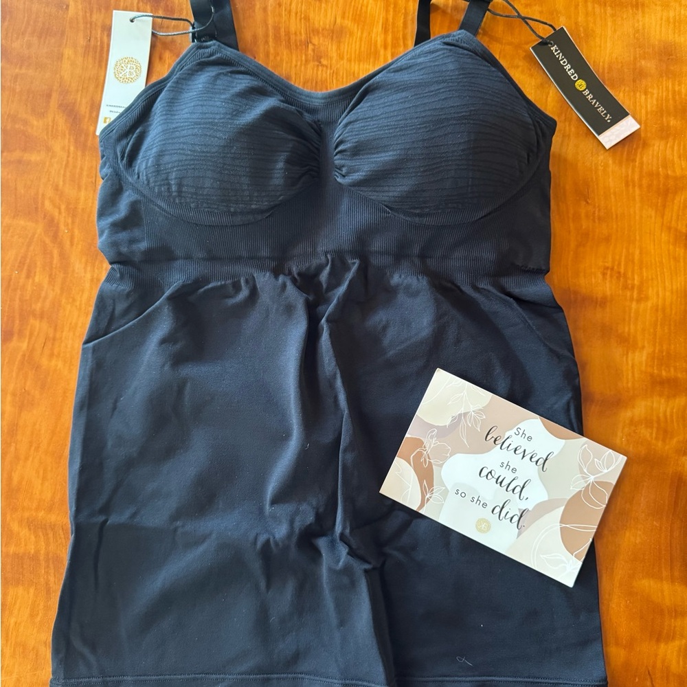 Kindred Bravely Sublime Hands-Free Pumping and Nursing Tank Medium Black